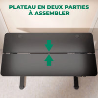Bureau assis-debout électrique StepDesk — 140 × 70 cm, hauteur 72-116 cm — vue 6