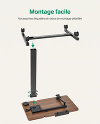 Bureau mobile réglable StepDesk — inclinable, pour walking pad — vue 6