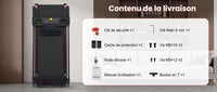 Tapis de course pliable StepDesk Run — inclinaison 8 %, 1 à 12 km/h — vue 9