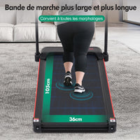 Tapis de course pliable StepDesk Run — inclinaison 8 %, 1 à 12 km/h — vue 3