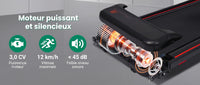 Tapis de course pliable StepDesk Run — inclinaison 8 %, 1 à 12 km/h — vue 2